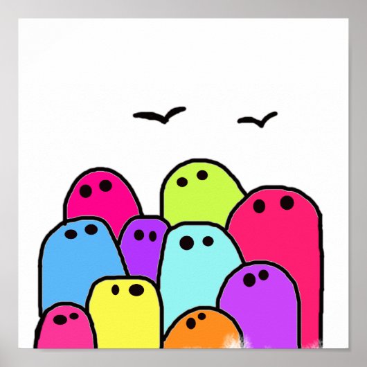 den Druckknopf Poster (Vorne)