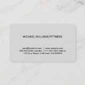 DEN ELEGANTEN PROFESSIONELLER plädiert VERGOLDET Visitenkarte (Rückseite)