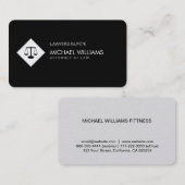 DEN ELEGANTEN PROFESSIONELLER plädiert VERGOLDET Visitenkarte (Vorne/Hinten)