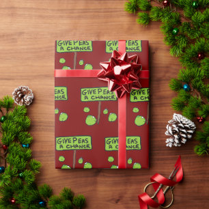 Den Erbsen eine Chance geben Geschenkpapier