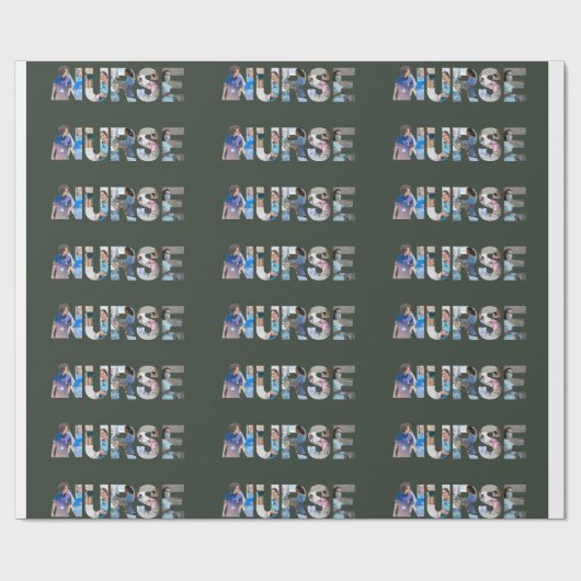 den ersten Buchstaben des Alphabets. Geschenkpapier (Flach)