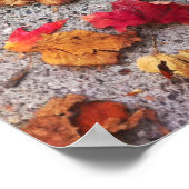 den faulen Laubreiher lutschen Poster (Ecke)