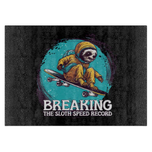 den Faultier-Geschwindigkeitsrekord brechen Schneidebrett