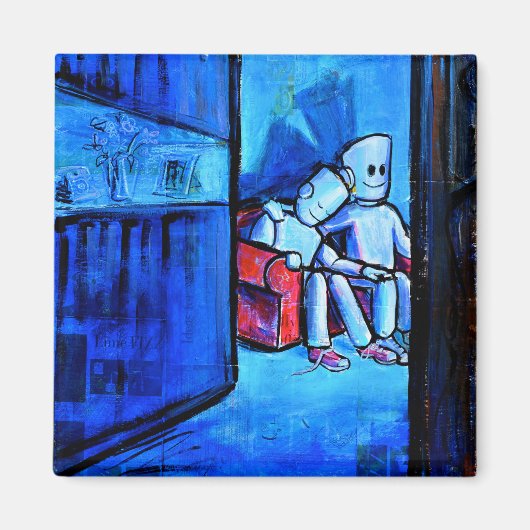 Den Film gemeinsam ansehen. Magnet (Vorne)