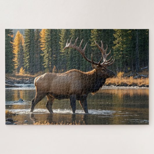 Den Fluss durchqueren Puzzle (Horizontal)