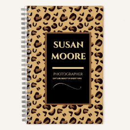 Den Fokus eines Fotografen gestalten Notizblock