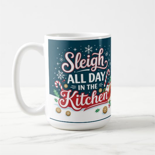 Den ganzen Tag in der Küche faulenzen Kaffeetasse (Links)