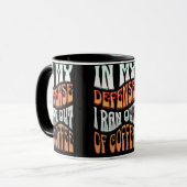 Den ganzen Tag koffeinhaltig Tasse (Vorderseite Links)
