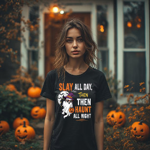Den ganzen Tag legen, dann die ganze Nacht verfolg T-Shirt