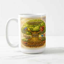 den ganzen Tag über stetig Freude ausstrahlen Kaffeetasse