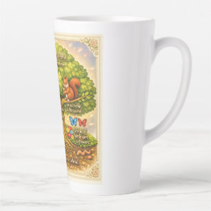 den ganzen Tag über stetig Freude ausstrahlen Milchtasse