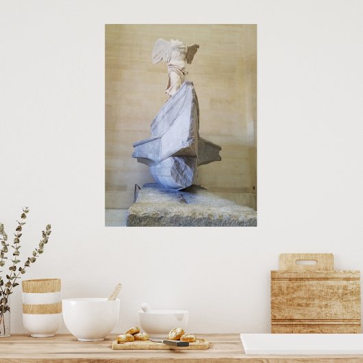 den geflügelten Sieg von Samothrace, Poster (Küche)