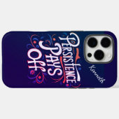 Den Geist der Beharrlichkeit annehmen. Case-Mate iPhone Hülle (Rückseite (Horizontal))