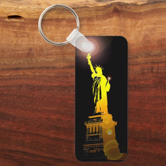 Den Geist der Freiheit tragen: die Freiheitsstatue Schlüsselanhänger (Vorderseite)