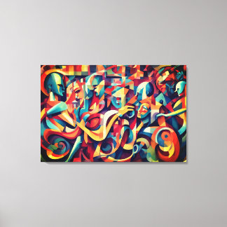 Den Geist der Musik und der darstellenden Künste b Leinwanddruck