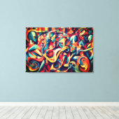 Den Geist der Musik und der darstellenden Künste b Leinwanddruck (Insitu (Holzboden))