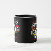 Den Geist des Fahrradfahrens verkraften Tasse (Zentrum)