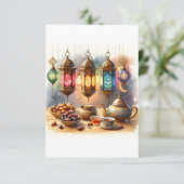 Den Geist Ramadans verkörpern Dankeskarte (Stehend Vorderseite)