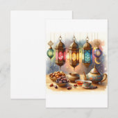 Den Geist Ramadans verkörpern Dankeskarte (Vorne/Hinten)