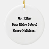 Den Geist teilen: Keramik Ornament (Hinten)