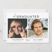 Den gemeinsamen Abschluss der GRADUATES-Foto erwei Ankündigung (Vorderseite)