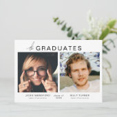 Den gemeinsamen Abschluss der GRADUATES-Foto erwei Ankündigung (Stehend Vorderseite)