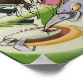 Den Glauben an die Leinwand zum Ausdruck bringen Poster (Ecke)