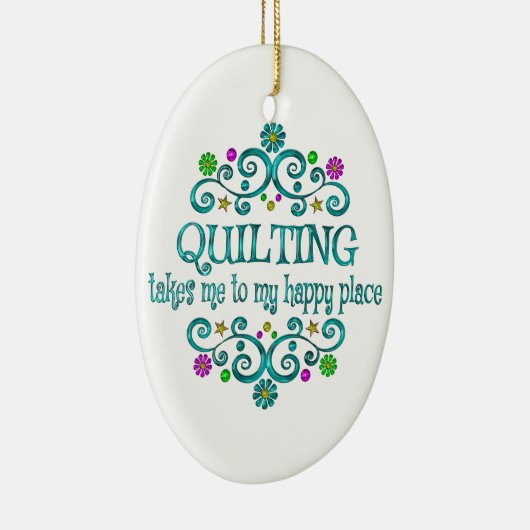 Den glücklichen Ort verlassen Keramik Ornament (Rechts)