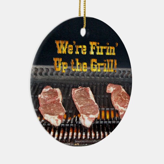 Den Grill anfeuern! Keramikornament (Rechts)