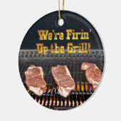 Den Grill anfeuern! Keramikornament (Links)