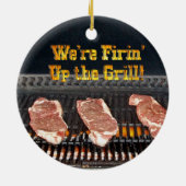 Den Grill anfeuern! Keramikornament (Hinten)