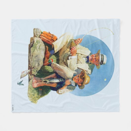 Den Großen einholen Fleecedecke (Vorderseite (Horizontal))