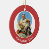 Den Großen einholen Keramik Ornament (Rechts)