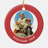 Den Großen einholen Keramik Ornament (Hinten)