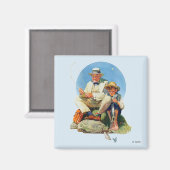 Den Großen einholen Magnet (Vorderseite/Rückseite)