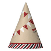 Den Großen treffen | Baseball 1. Geburtstag Partyhütchen (Links)