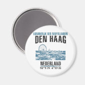 Den Haag Magnet (Vorderseite/Rückseite)