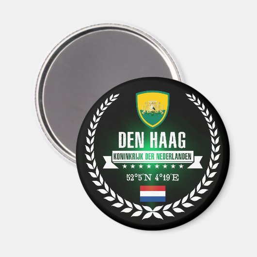 Den Haag Magnet (Vorderseite/Rückseite)