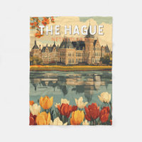 Den Haag Netherlands Travel Art Vintag