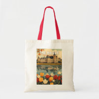 Den Haag Netherlands Travel Art Vintag