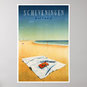 Den Haag Poster Scheveningen Reise Druck Holland