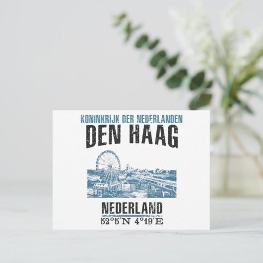 Den Haag Postkarte (Stehend Vorderseite)