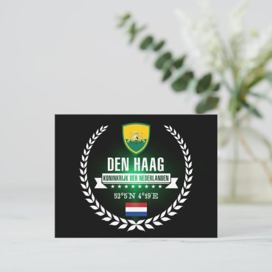 Den Haag Postkarte (Stehend Vorderseite)