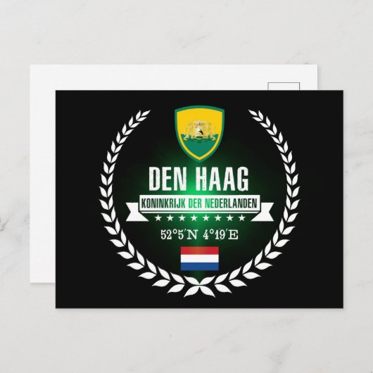 Den Haag Postkarte (Vorne/Hinten)