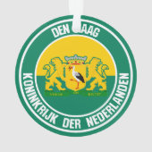 Den Haag Round Emblem Ornament (Rückseite)