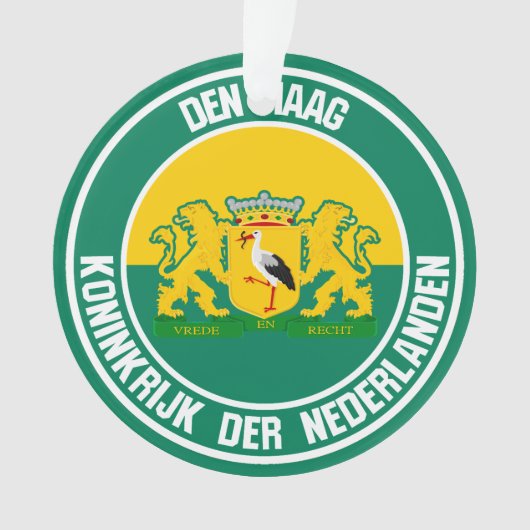 Den Haag Rundes Emblem Ornament (Vorderseite)