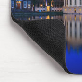 Den Haag Skyline an blauem Stunde mousepad (Ecke)