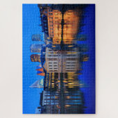 Den Haag Skyline an der blauen Stunde Puzzle (Vertikal)