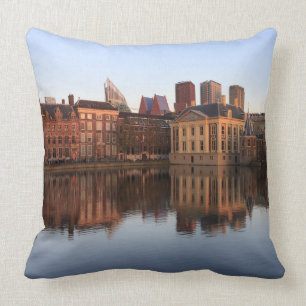 Den Haag Skyline in den Niederlanden Kissen