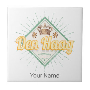 Den Haag Stadt Niederlande Retro Holland Vintage Fliese